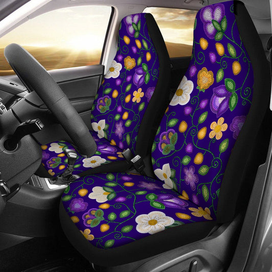 Midnight Moss Bloom Aubergine Car Seat Covers