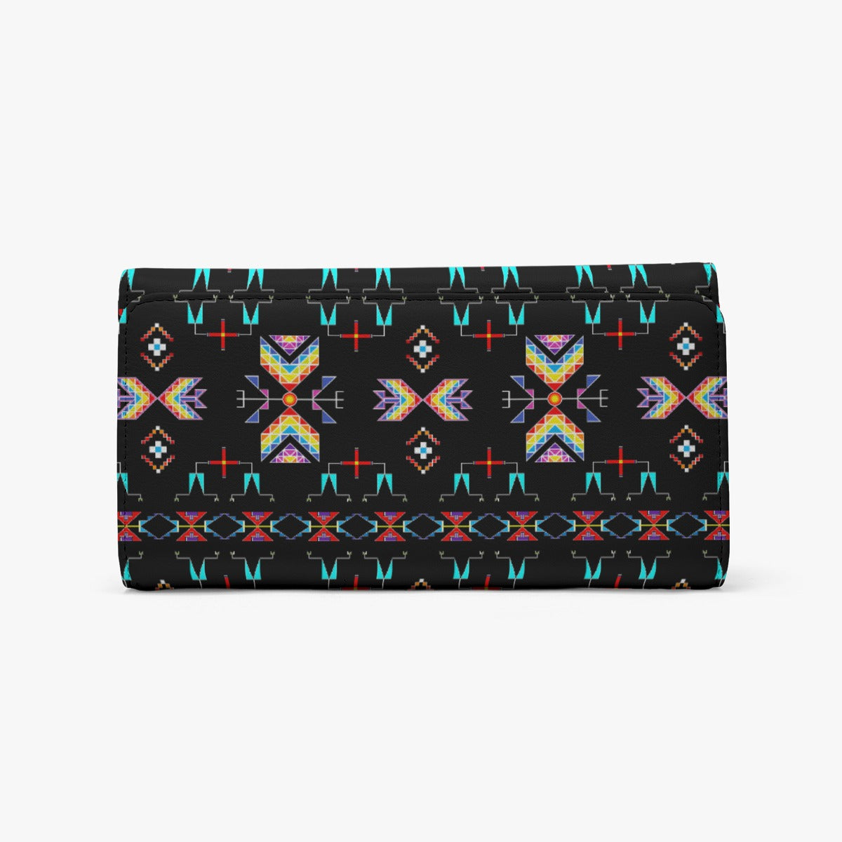 Rainy Chief Rainbow Black Foldable Wallet