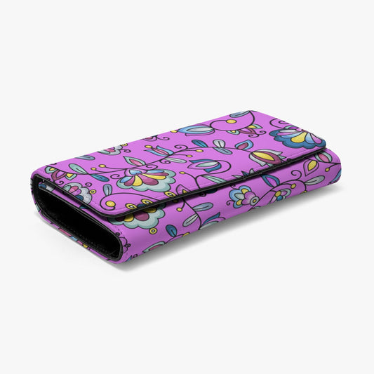 Autumn Bundle Blessing Purple Foldable Wallet
