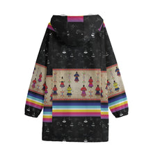 Load image into Gallery viewer, Ledger Round Dance Midnight Long Windbreaker
