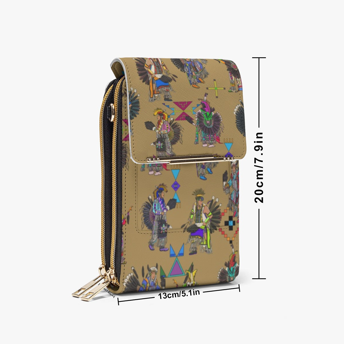 Men's Tradish Dancers Earth Mobile Phone Chest Bag