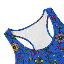 Load image into Gallery viewer, Prairie Paintbrush Blue Eco Tank Top
