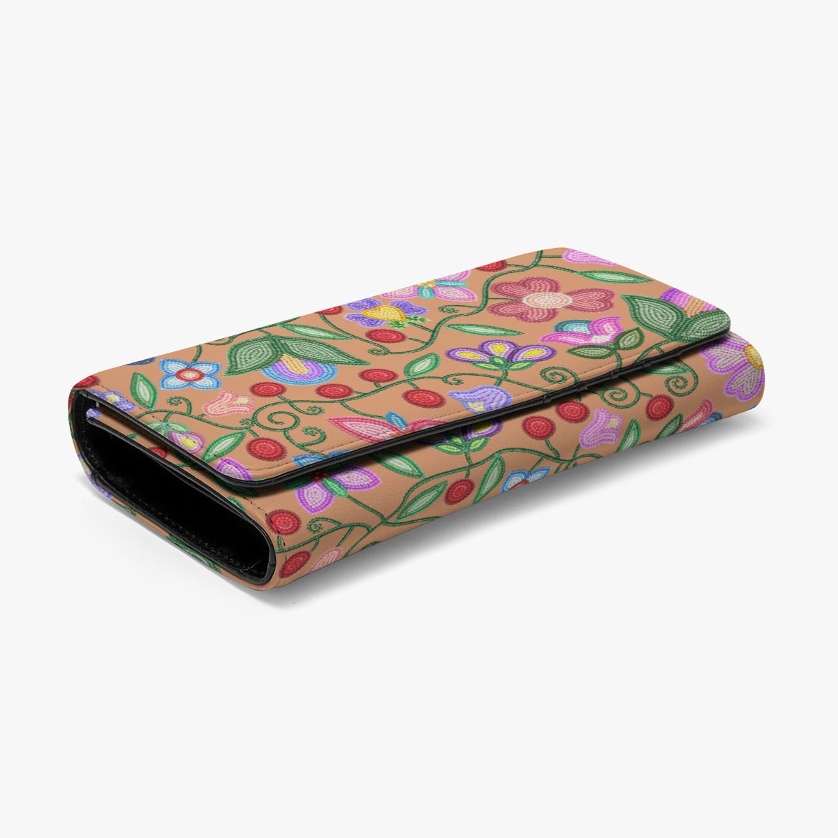 Petal Harmony Terracotta Wallet