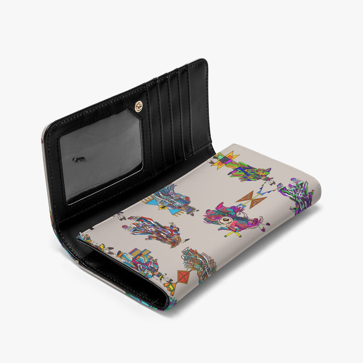 Men's Grass Dancers Muslin Foldable Wallet