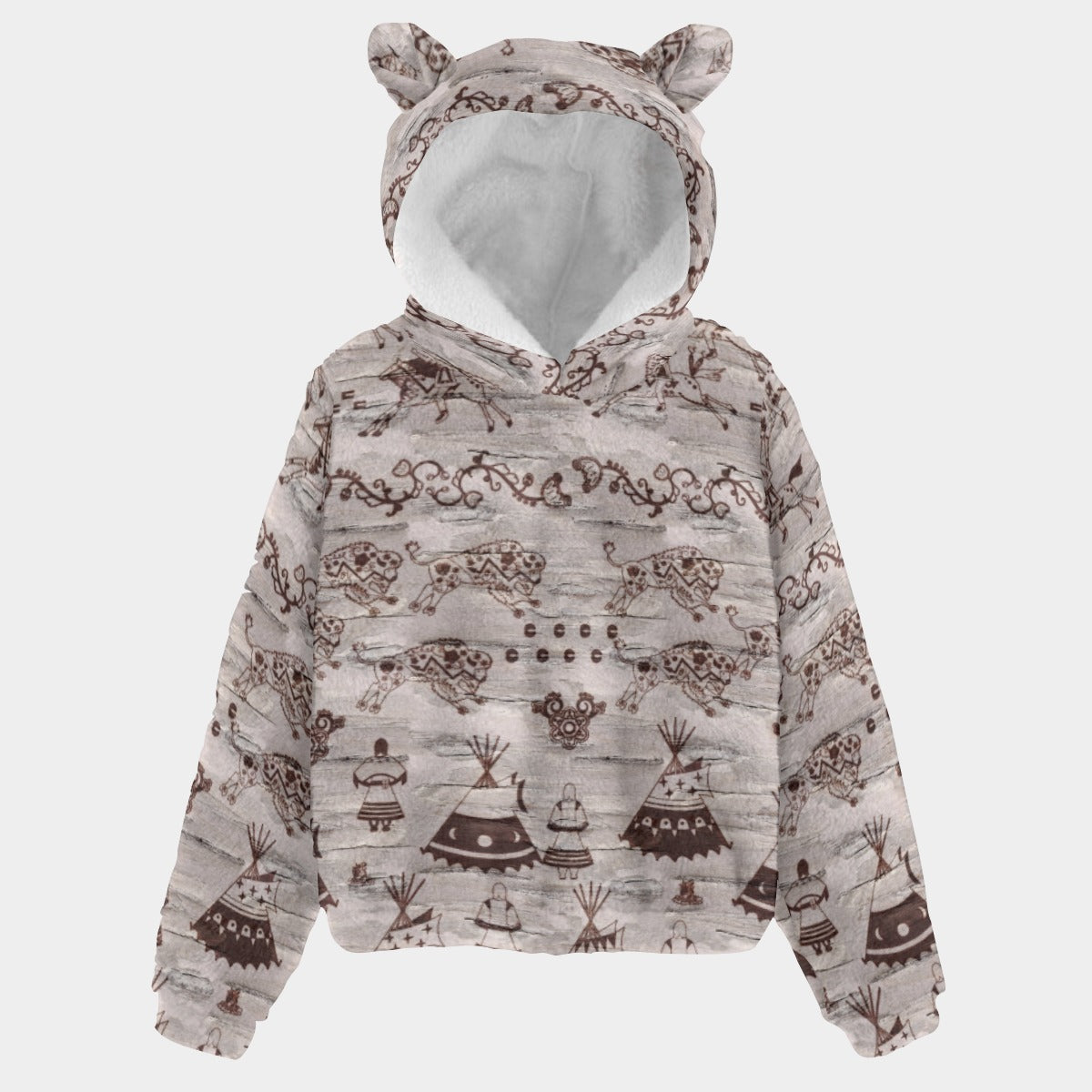 Heart of The Forest Youth Hoodie With Ears