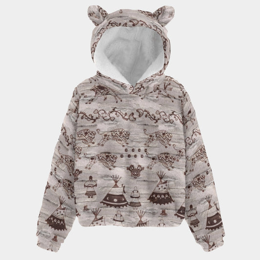 Heart of The Forest Youth Hoodie With Ears