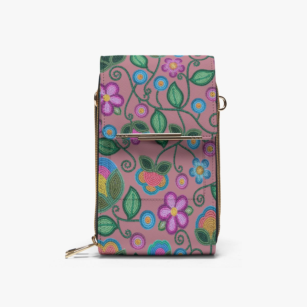 Turquoise Sunbeam Peach Phone Bag