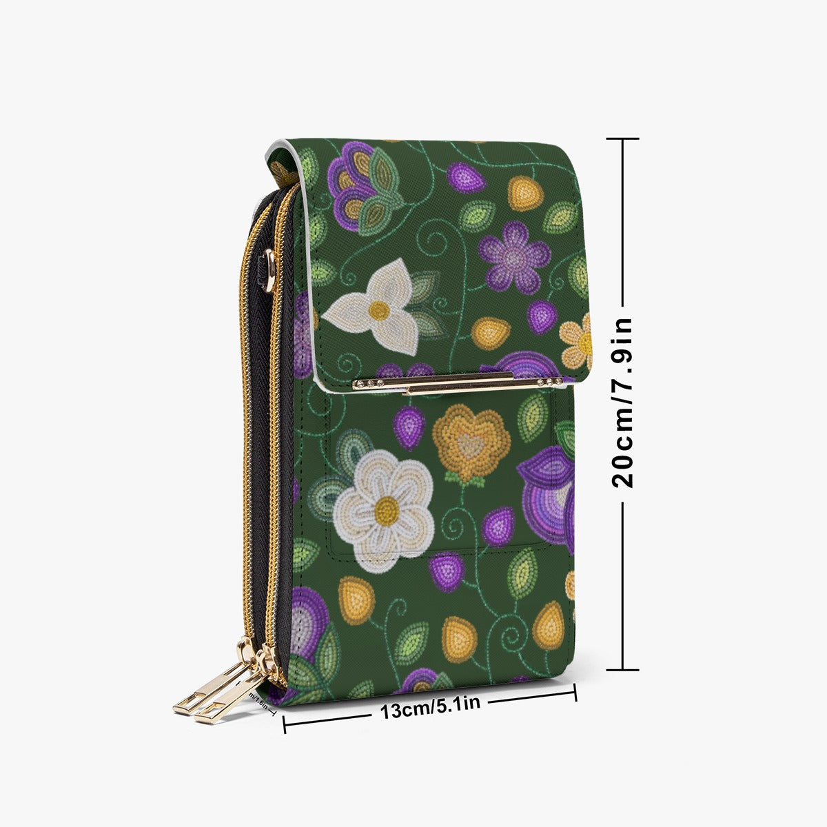Midnight Moss Bloom Forest Phone Bag