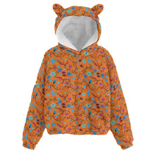 Load image into Gallery viewer, Nipin Blossom Carrot Kid’s Borg Fleece Hoodie With Ear
