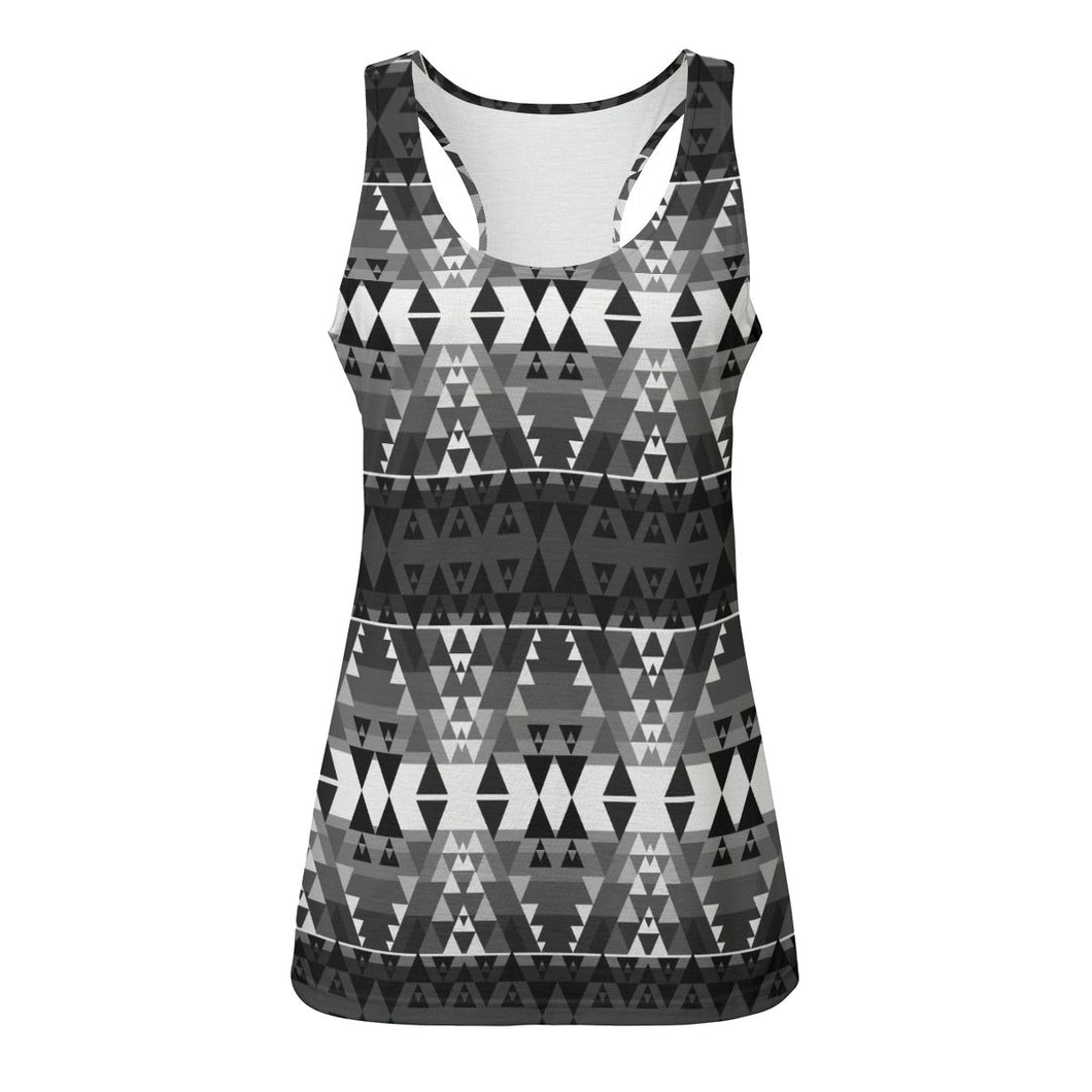 Writing on Stone Black and White Eco Tank Top