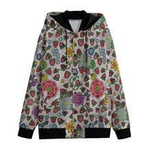 Load image into Gallery viewer, Berry Pop Bright Birch Varsity Jacket
