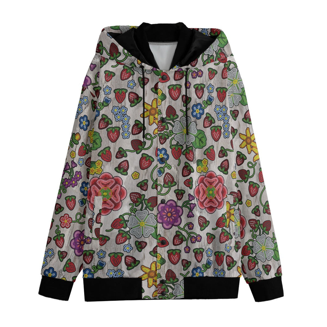 Berry Pop Bright Birch Varsity Jacket