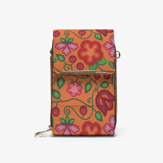 Rose Reverie Orange Phone Bag