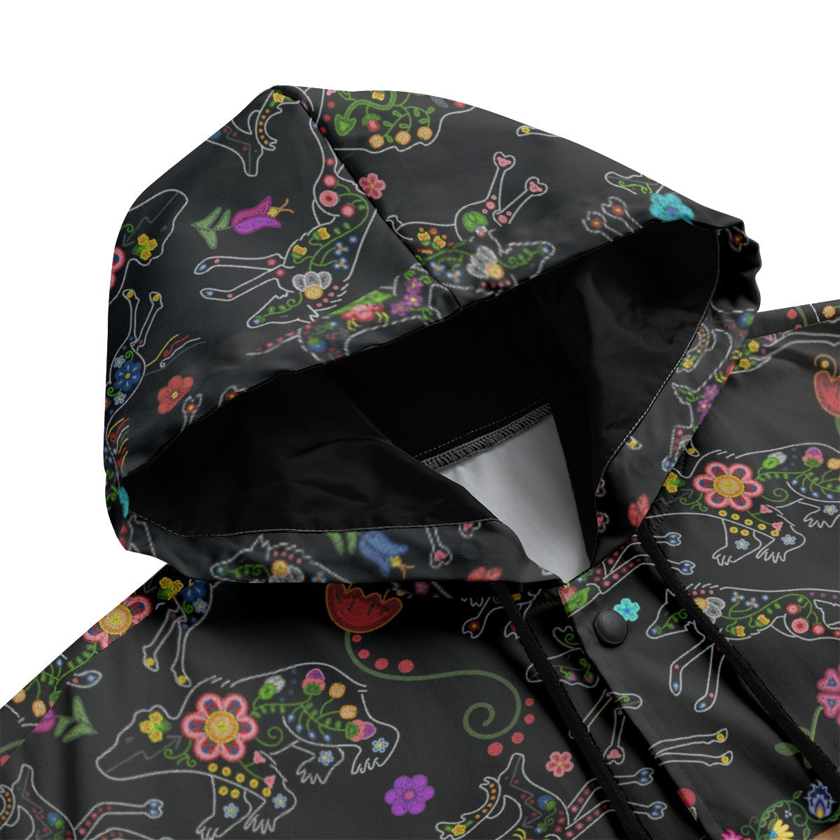 Floral Ledger Sisters Varsity Jacket