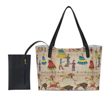 Load image into Gallery viewer, The Gathering Shopping Tote Bag With Mini Purse
