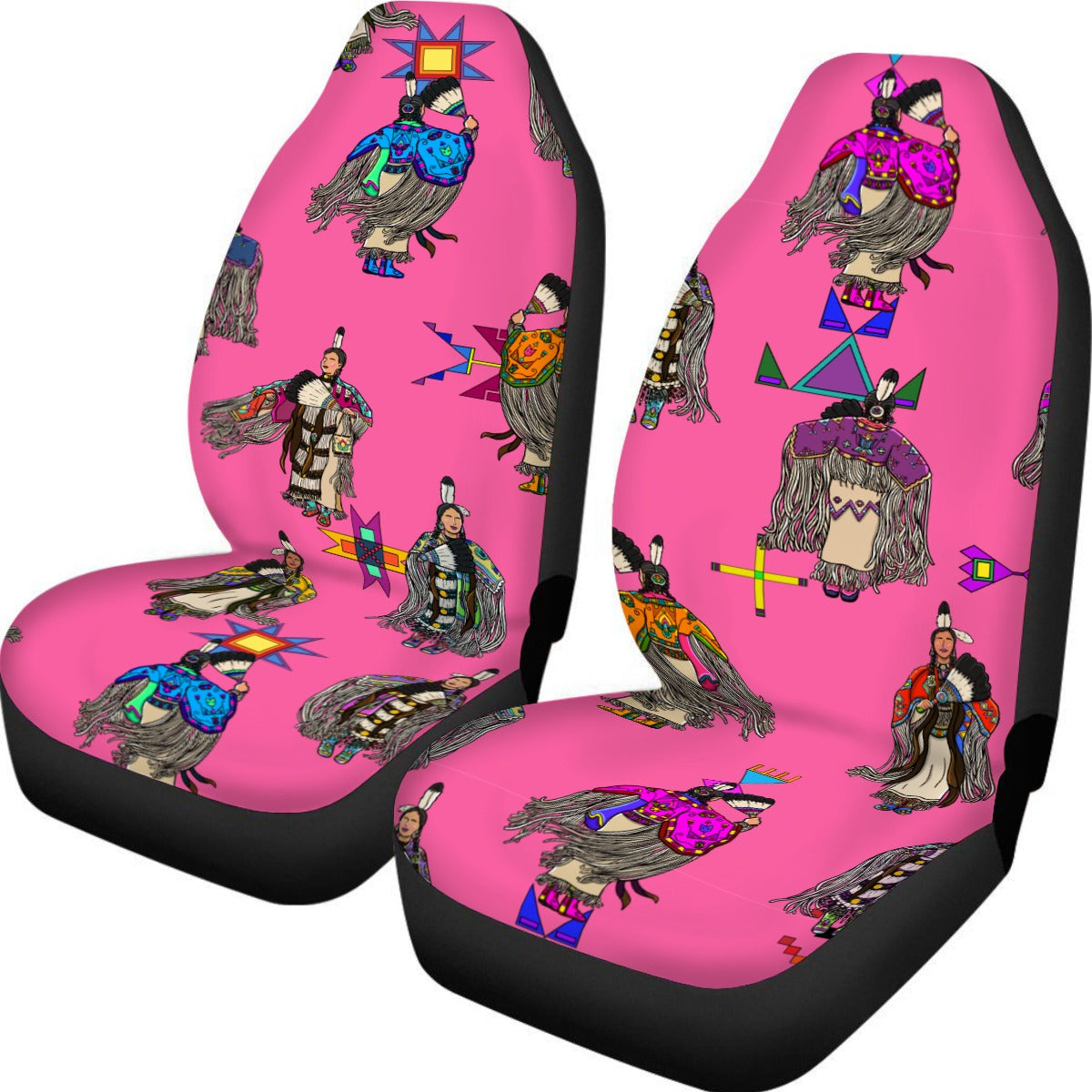 Women's Tradish Dancers Pink Universal Car Seat Cover With Thickened Back
