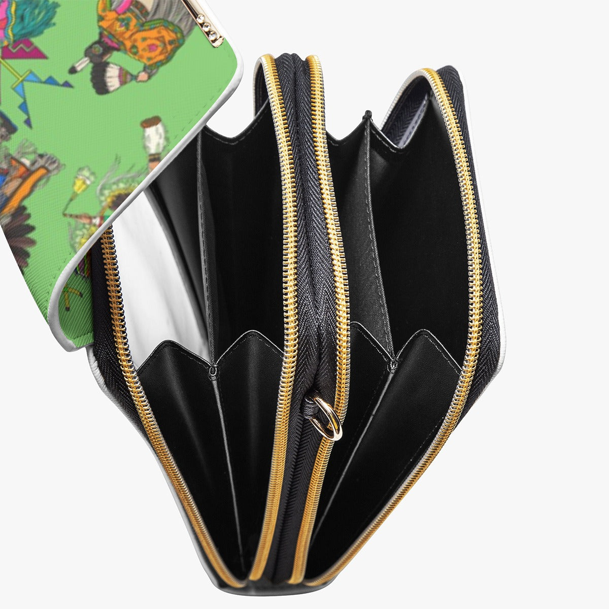 Grand Entry Dancers Grass Mobile Phone Chest Bag