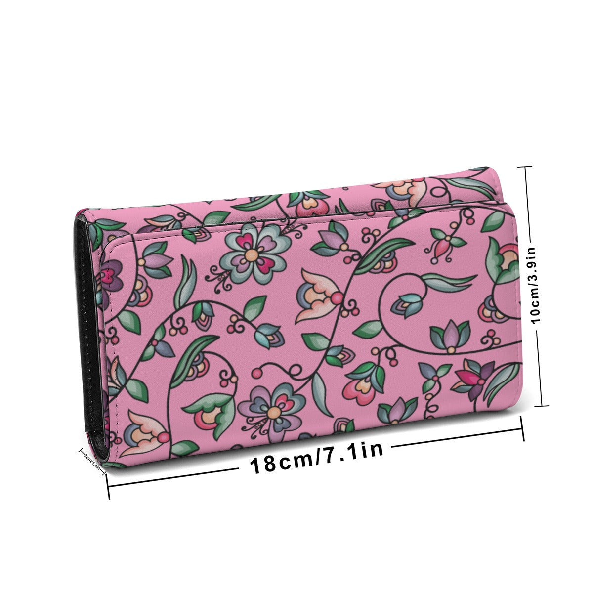 Amber Evening Garland Pink Foldable Wallet