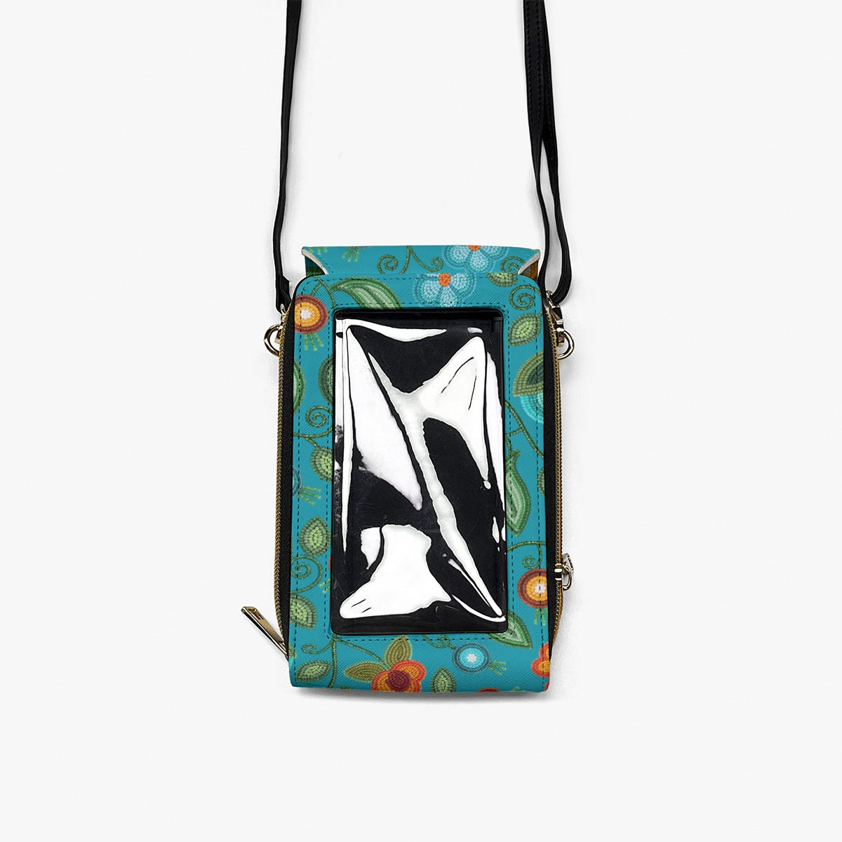 Prairie Fire Petals Ocean Phone Bag
