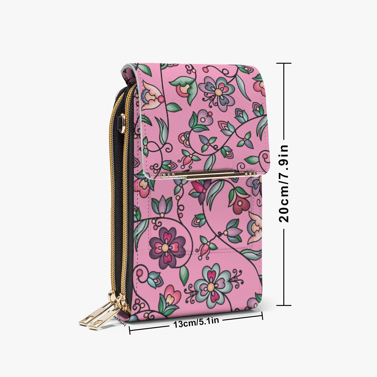 Amber Evening Garland Pink Phone Bag