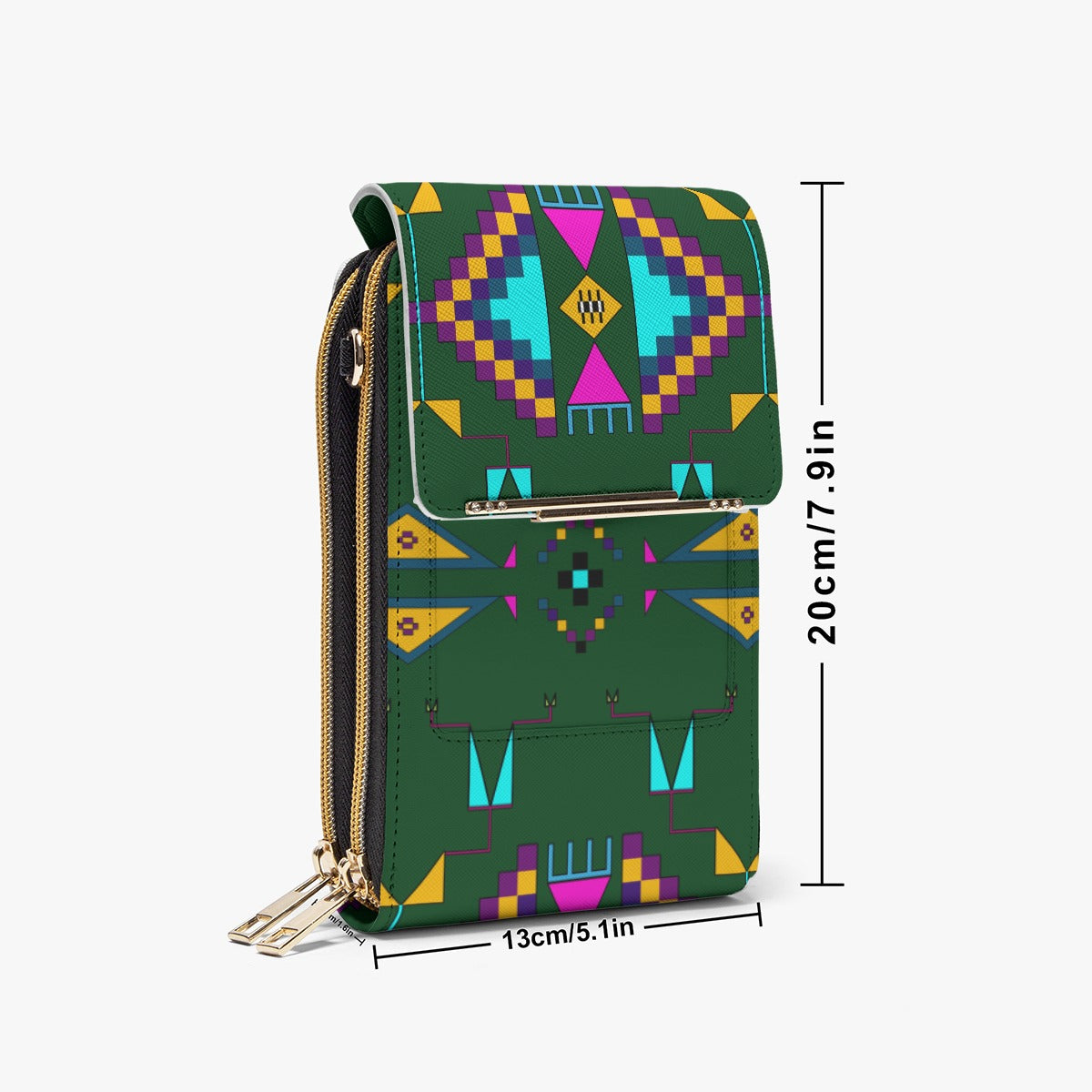 Rite of Passage Squash Leaf Mobile Phone Chest Bag