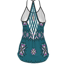 Load image into Gallery viewer, Medicine Lodge Dark Winter Criss-Cross Open Back Tank Top
