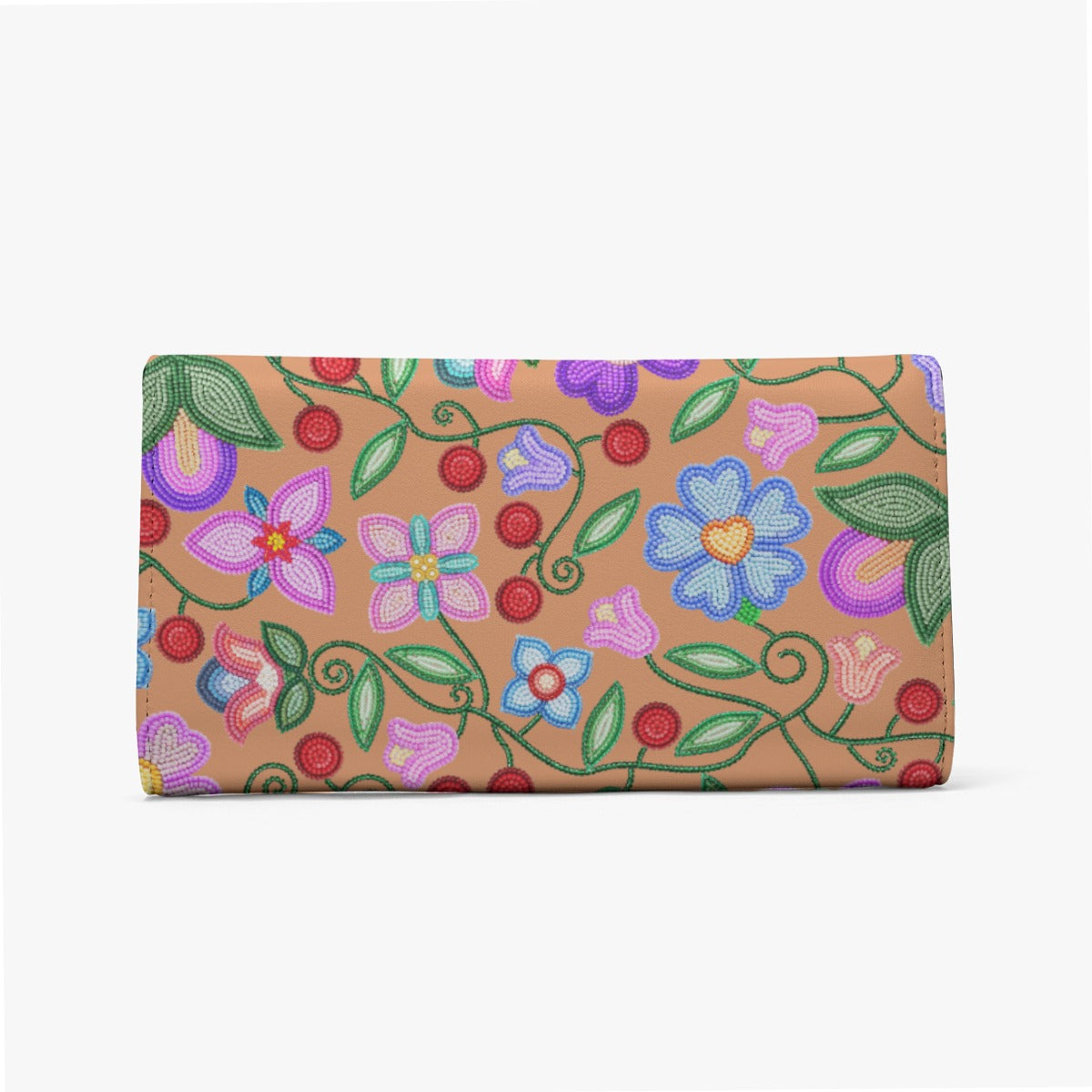 Petal Harmony Terracotta Wallet