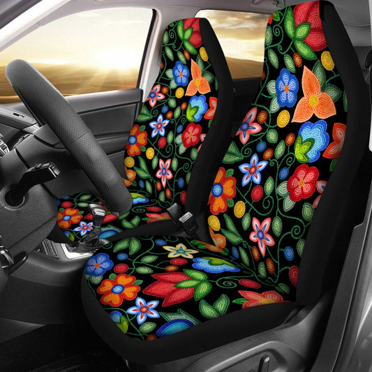 Morning Harmony Black Car Seat Covers