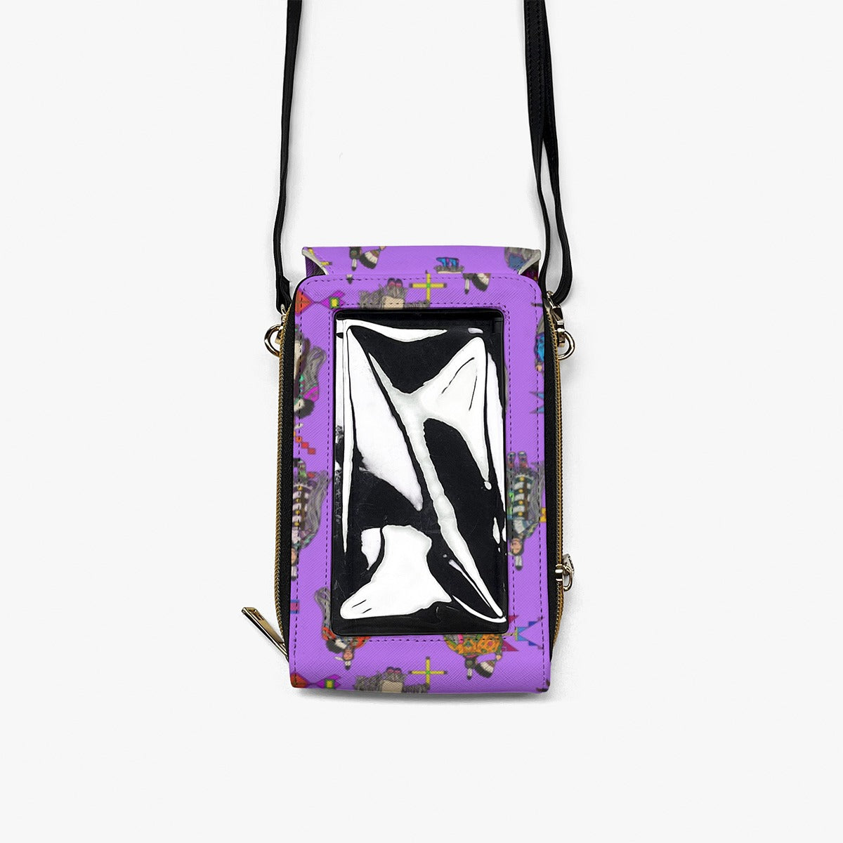 Women's Tradish Dancers Purple Mobile Phone Chest Bag