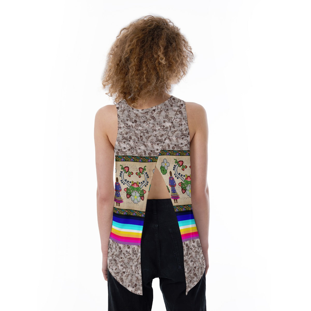 Aunties Gifts Split Back Tank Top
