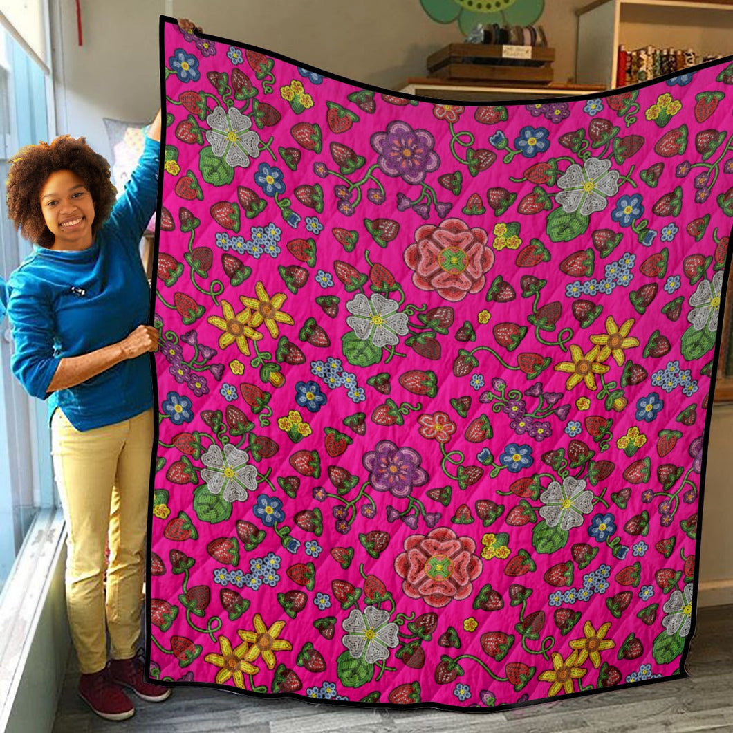 Berry Pop Blush Lightweight Quilt