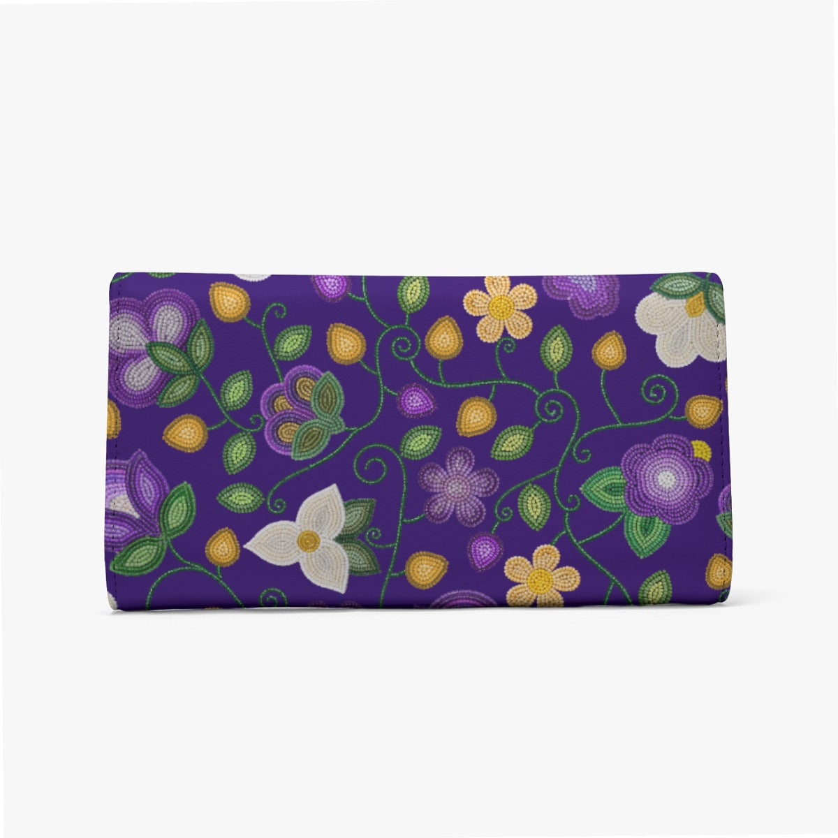 Midnight Moss Bloom Aubergine Wallet