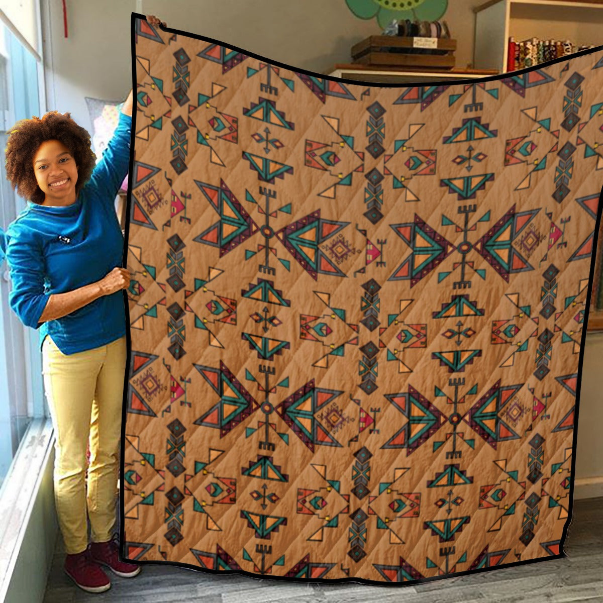 Arrow Dawn Brown Lightweight & Breathable Quilt