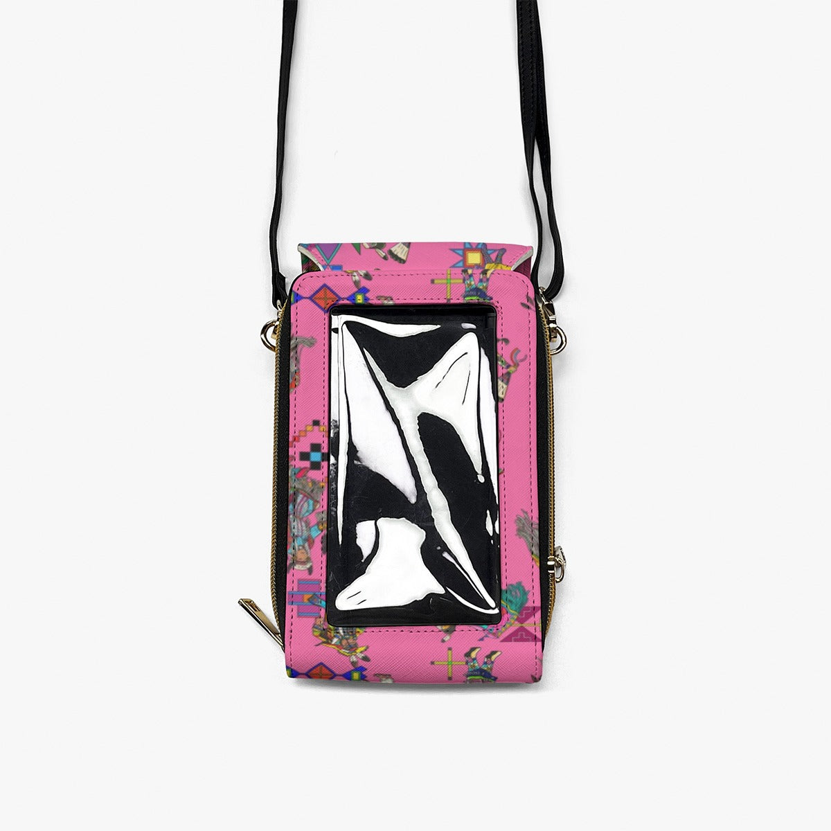 Grand Entry Dancer Pink Mobile Phone Chest Bag