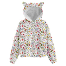 Load image into Gallery viewer, Nipin Blossom Kid’s Borg Fleece Hoodie With Ear
