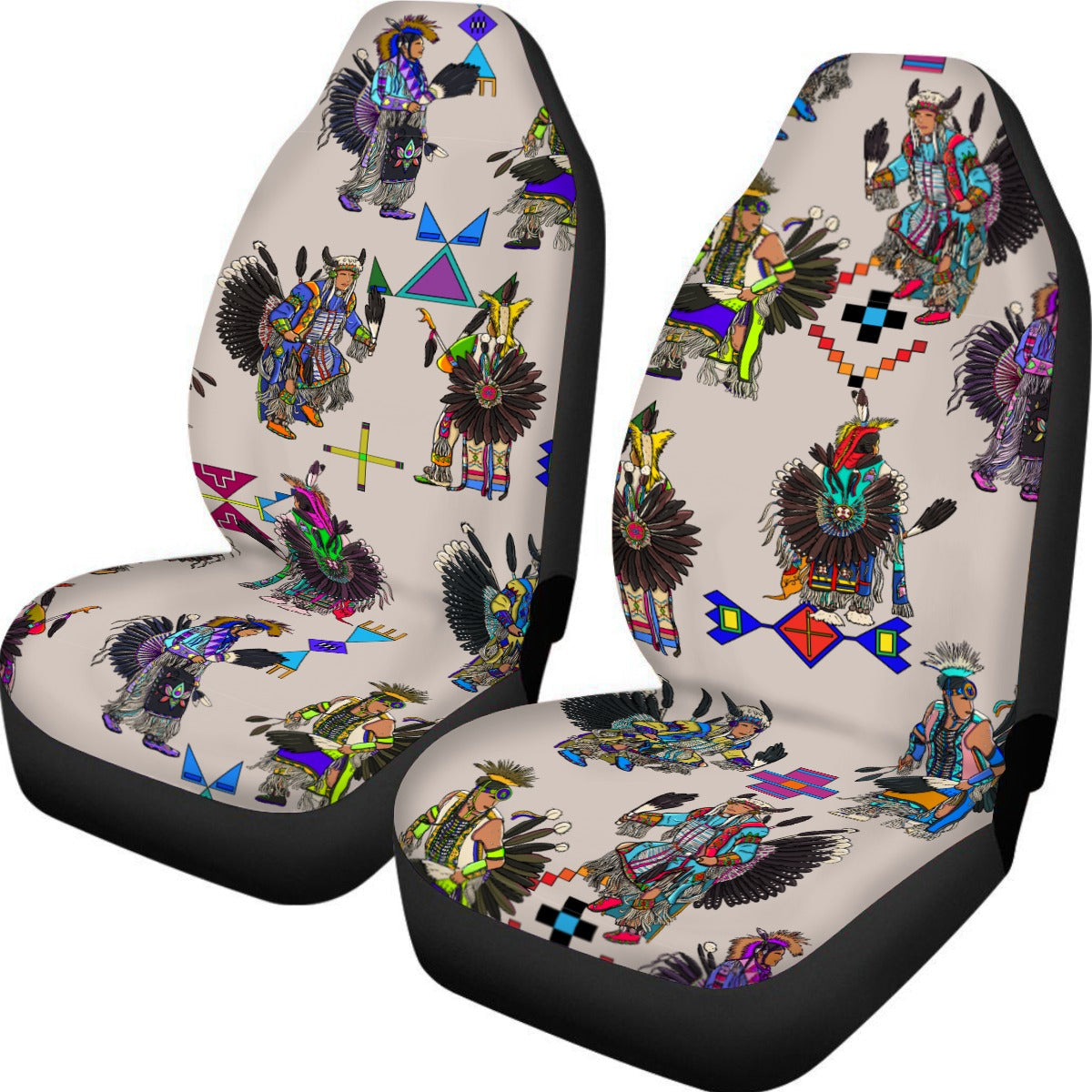 Men's Tradish Dancers Muslin Universal Car Seat Cover With Thickened Back