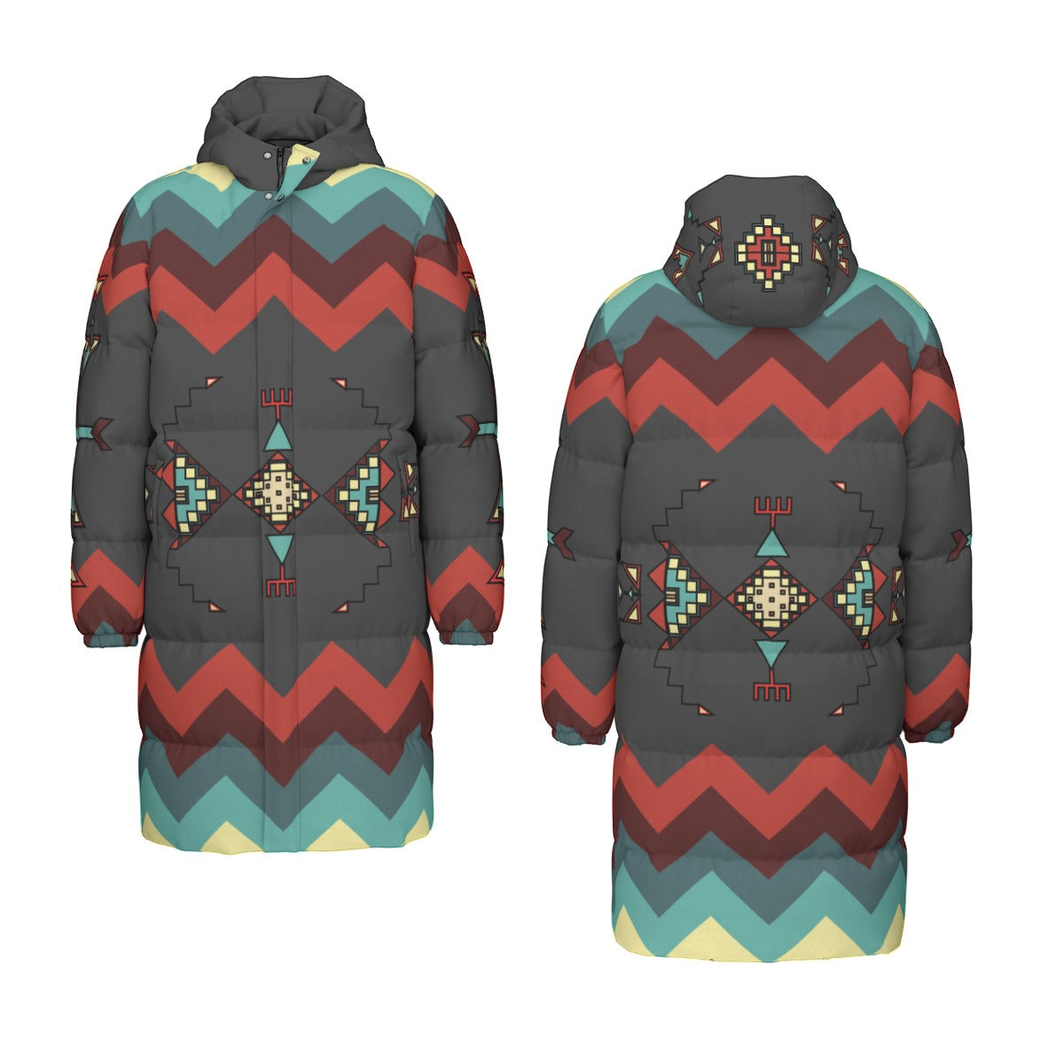 Earth Stepper Unisex Long Down Jacket