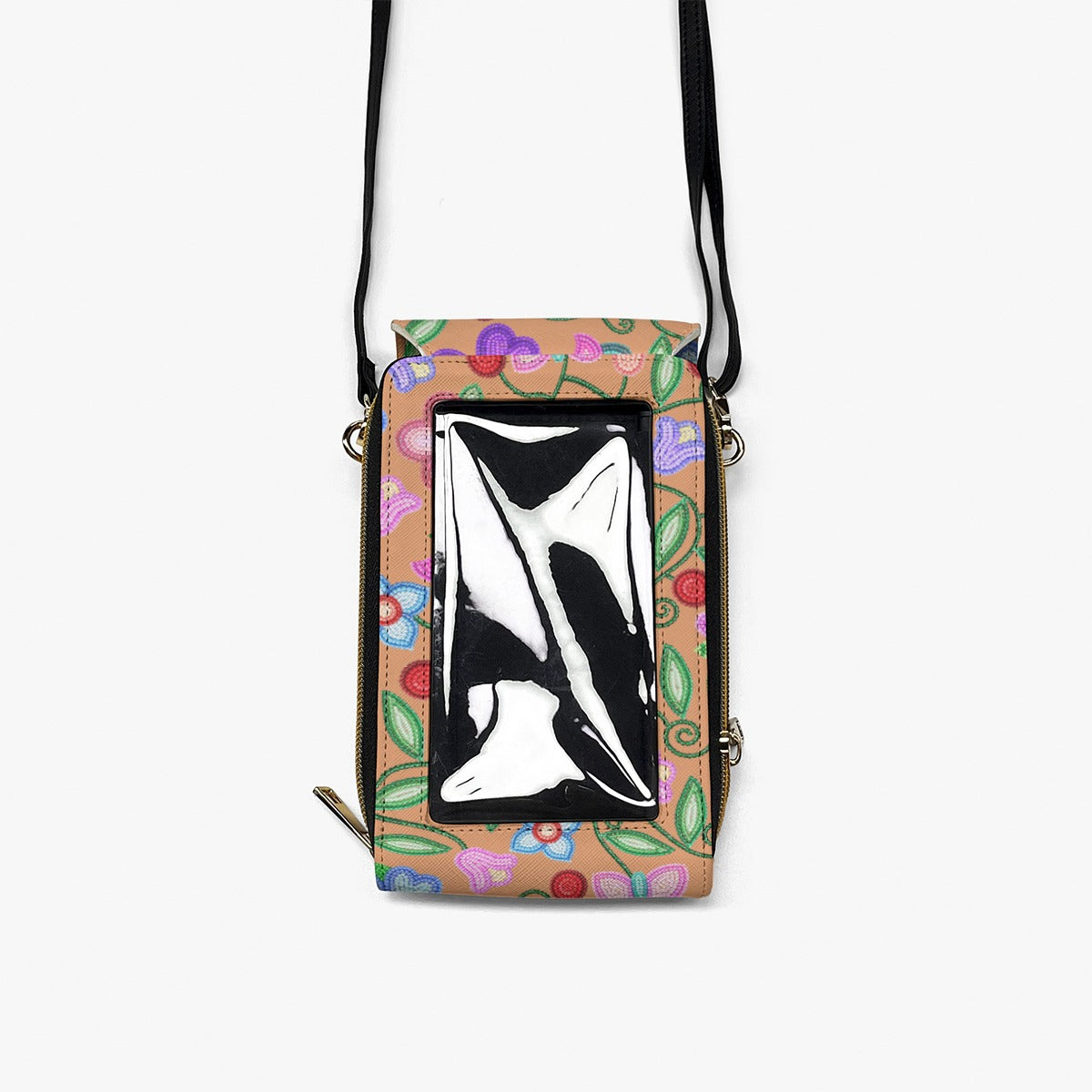Petal Harmony Terracotta Phone Bag