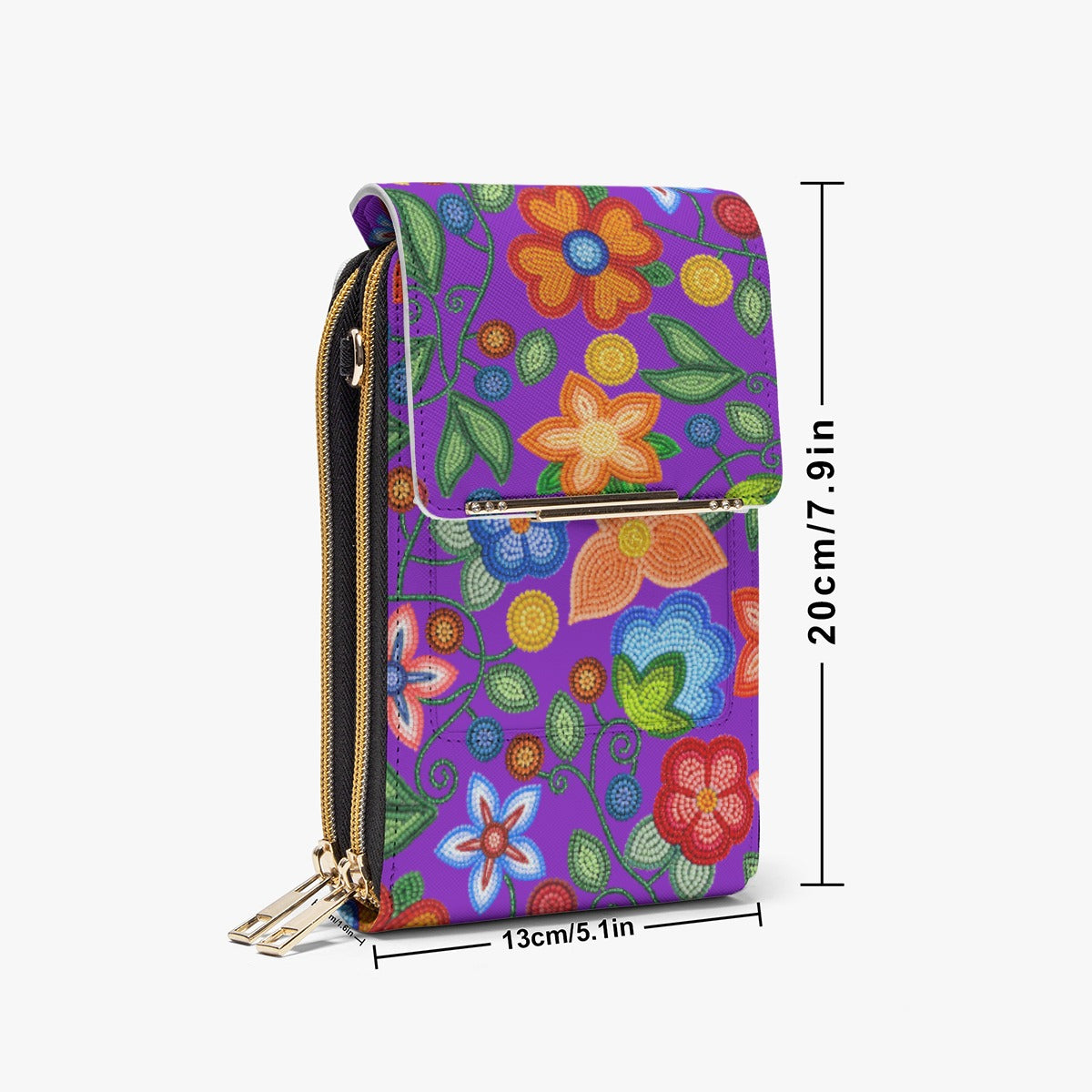 Morning Harmony Purple Phone Bag