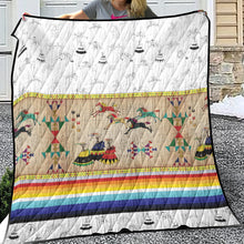 Load image into Gallery viewer, Horses Running Clay 2 Lightweight Quilt
