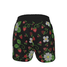 Load image into Gallery viewer, Strawberry Dreams Midnight Women&#39;s Shorts
