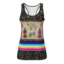 Load image into Gallery viewer, Floral Ledger Sisters Eco Tank Top
