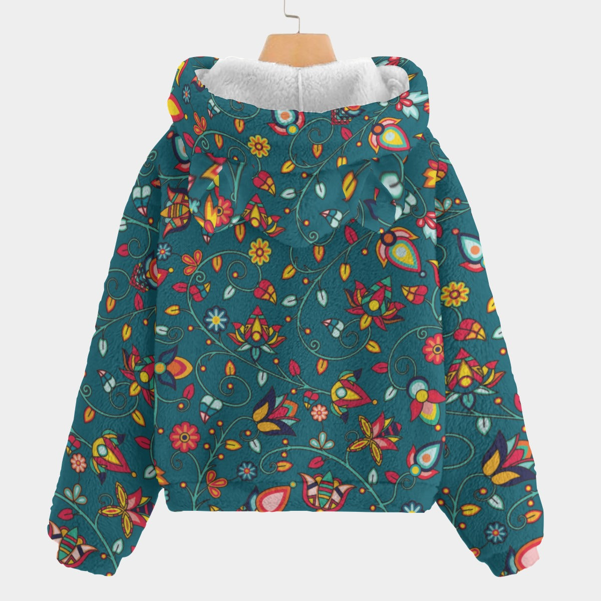 Thorny Path Teal Youth Hoodie with Ears