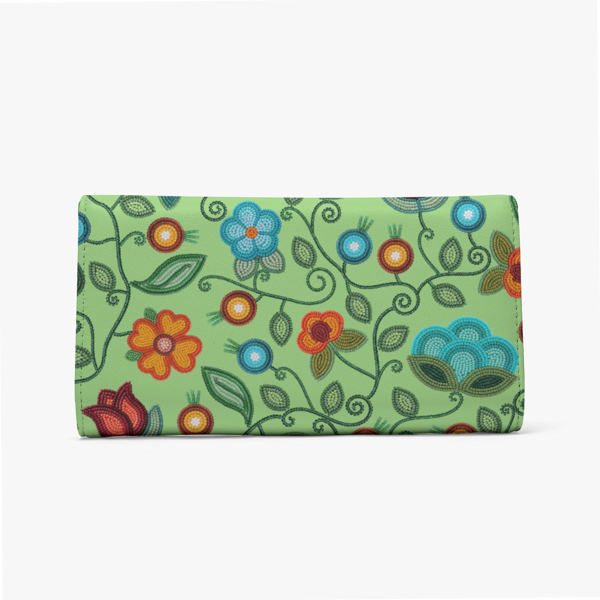 Prairie Fire Petals Sage Wallet
