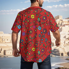 Load image into Gallery viewer, Nature&#39;s Nexus Red Short Sleeve Baseball Jersey
