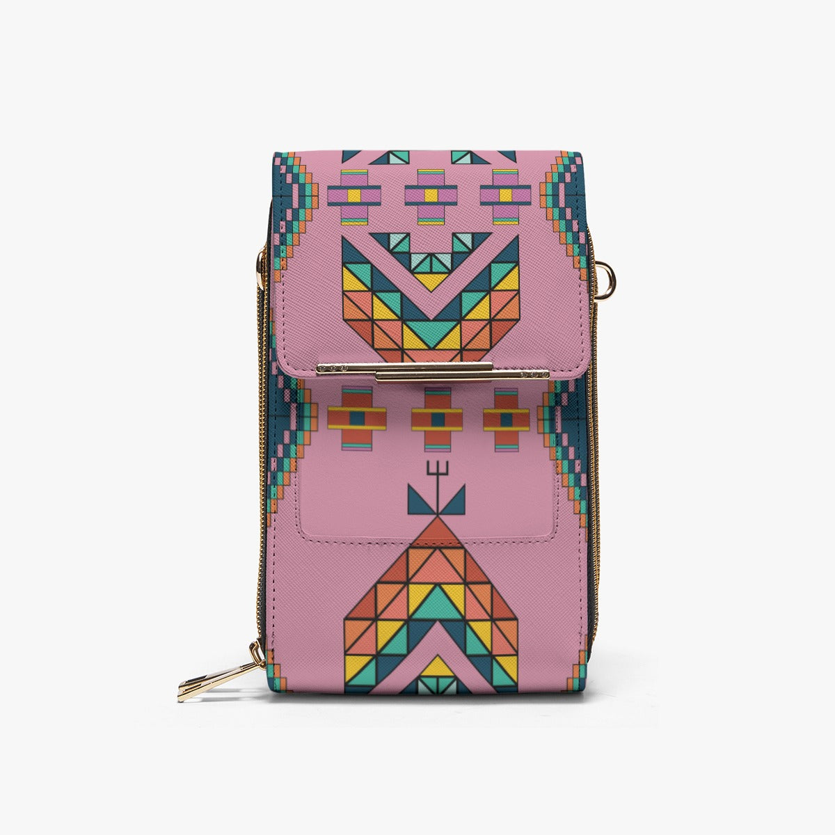 Travois Tipi Dusky Sunset Mobile Phone Chest Bag