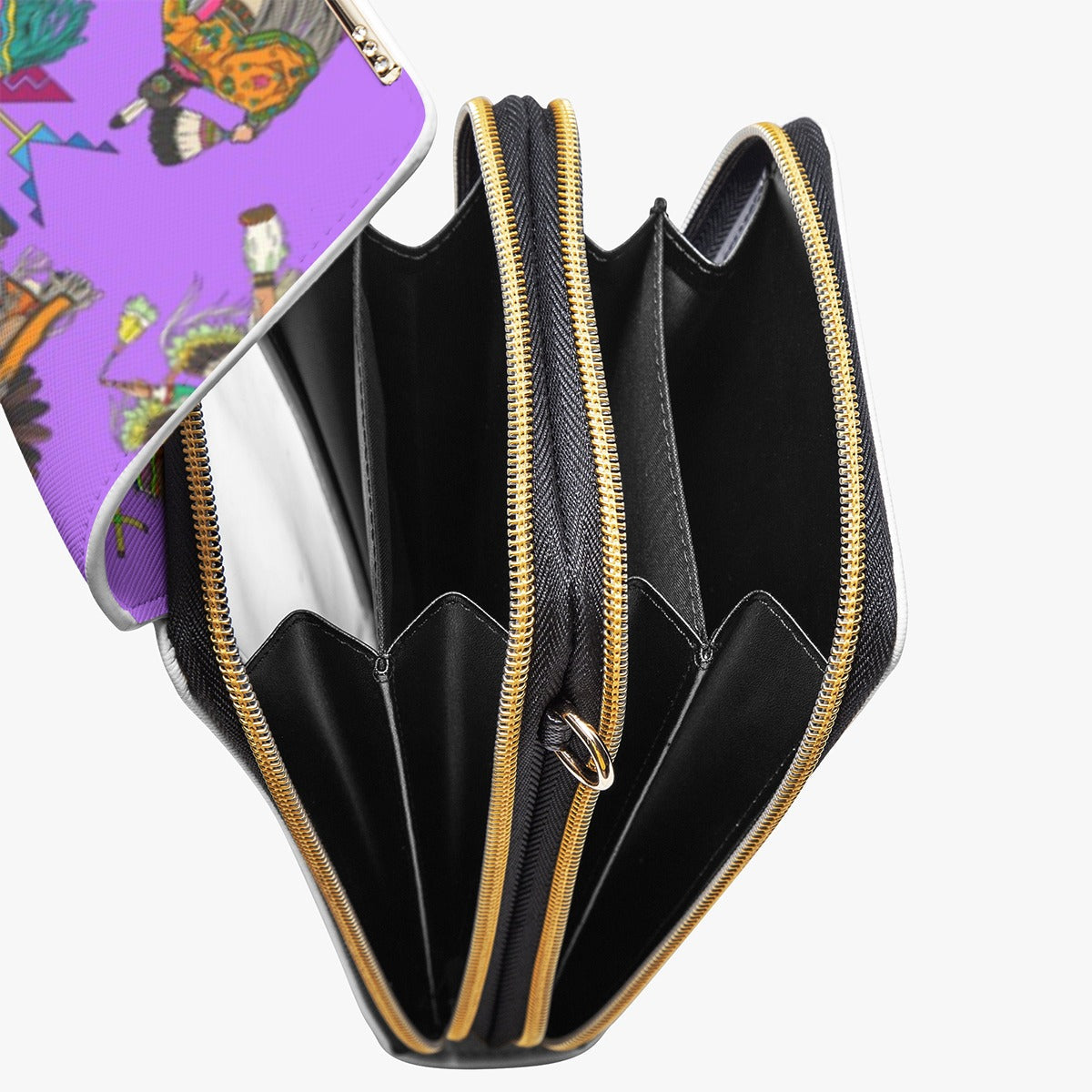 Grand Entry Dancers Purple Mobile Phone Chest Bag