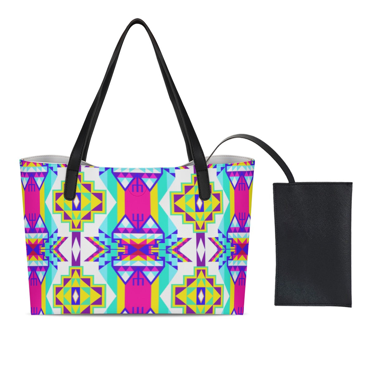 Fancy Champion Shopping Tote Bag With Mini Purse