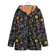 Load image into Gallery viewer, Nature&#39;s Nexus Black Kid&#39;s Plush Windbreaker
