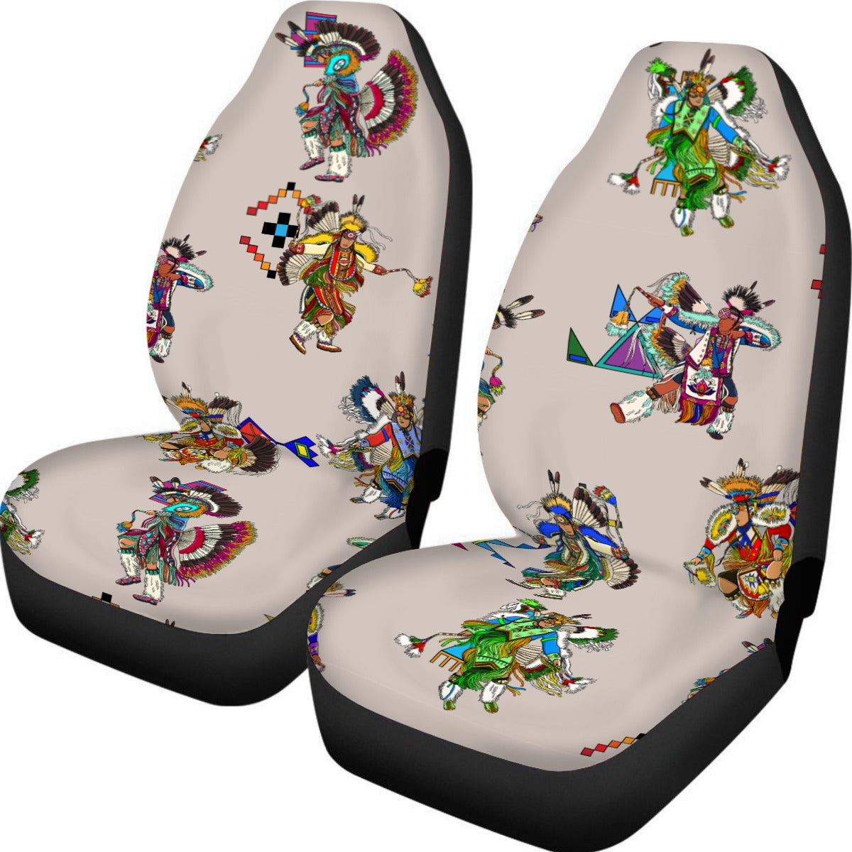 Men's Fancy Dancers Muslin Universal Car Seat Cover With Thickened Back